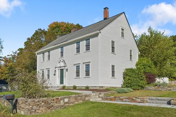 a close up of a wooden door