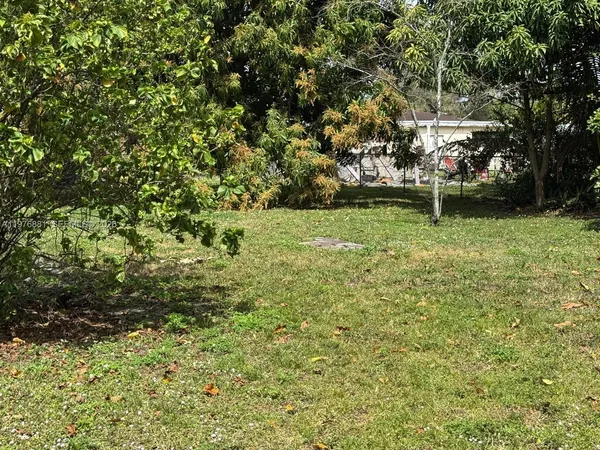 a view of yard with green space