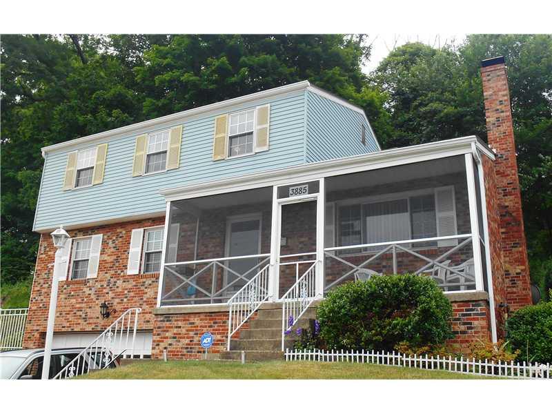 Exterior Front. Welcome to this beautiful colonial in Brentwood.  Unique property because part of the land is in the Baldwin/Whitehall school Distract ~ new buyers can choose their school!  NEW screened in front porch, perfect for enjoying an evening "bug free."