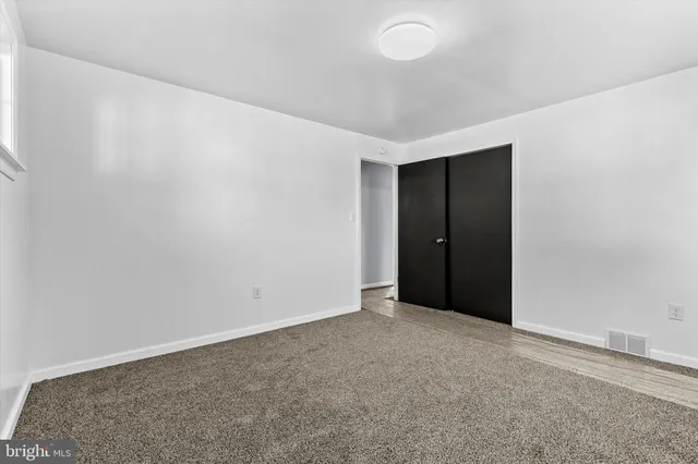 a view of an empty room