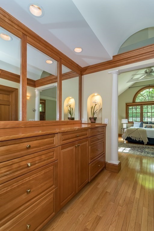 21 Cunningham Road Wellesley, MA 02481 - Photo 13 of 23 a view of a bedroom with furniture and wooden floor