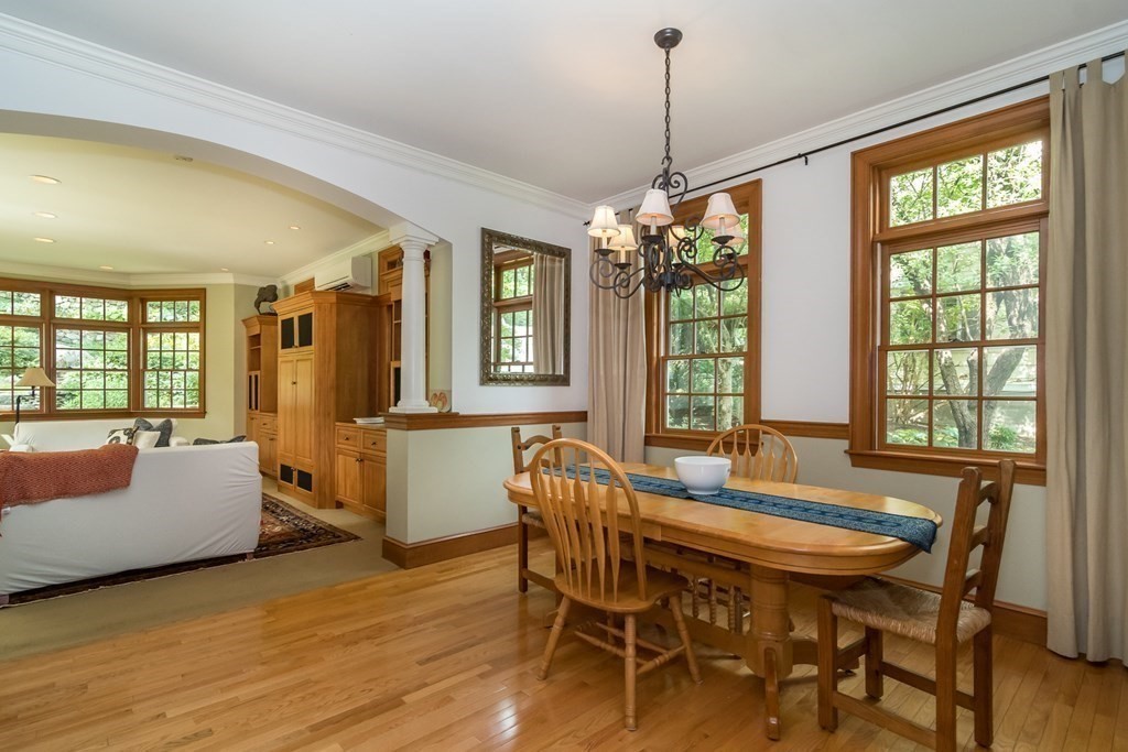 21 Cunningham Road Wellesley, MA 02481 - Photo 5 of 23 a dining room with furniture window wooden floor