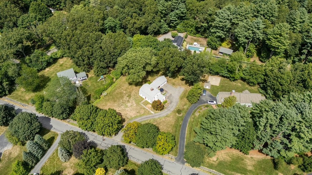 84 Hopestill Brown Road Sudbury, MA 01776 - Photo 35 of 42 an aerial view of a residential houses with yard