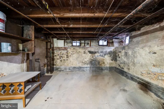 a view of storage and utility room