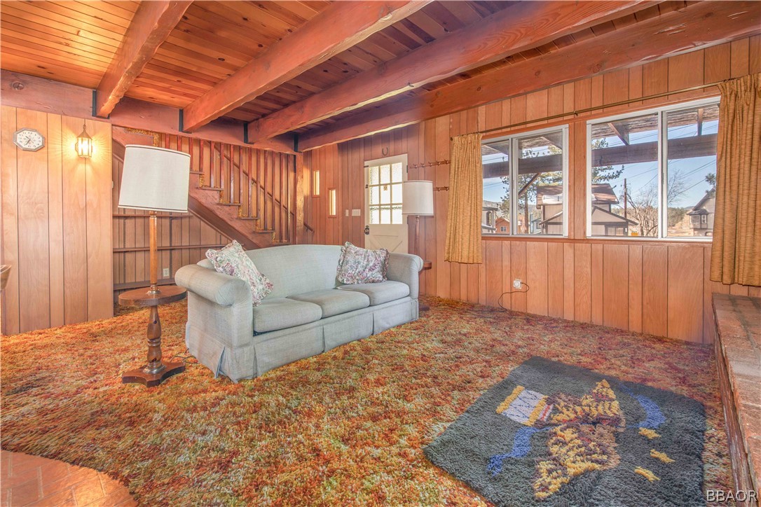 458 Edgemoor Road Big Bear Lake, CA 92315 - Photo 11 of 47 a living room with furniture and a window