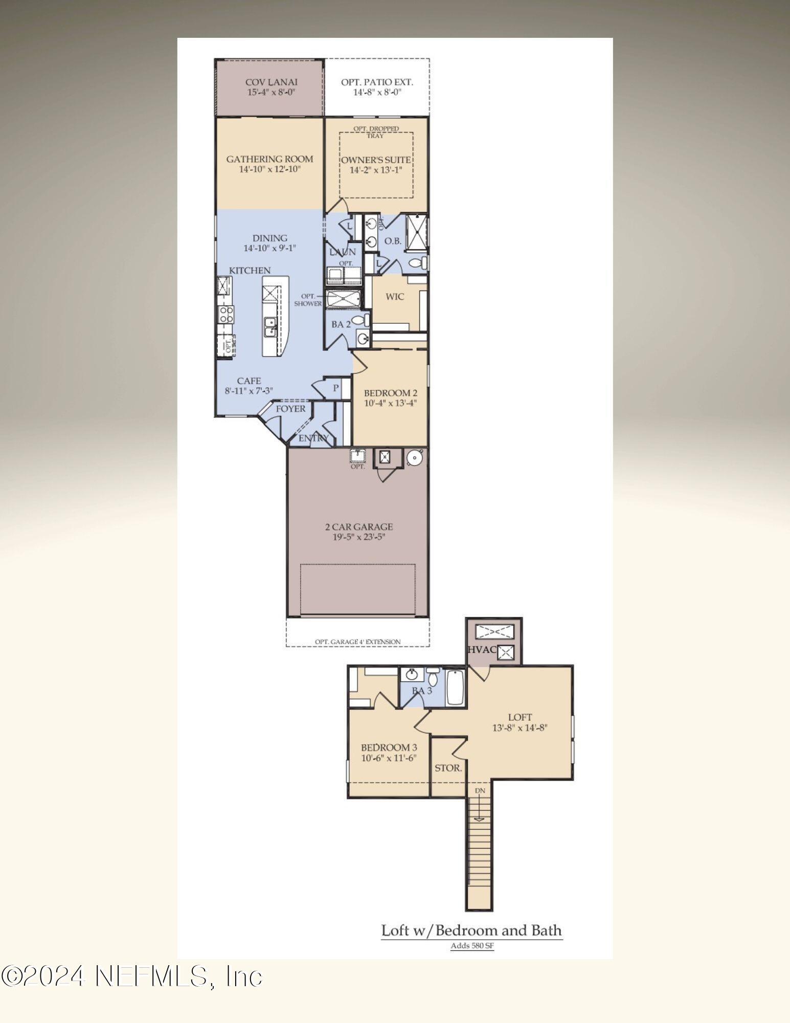 75 Sabal Ridge Trail Ponte Vedra, FL 32081 - Photo 56 of 57 Steel Point w/Loft Floor Plan