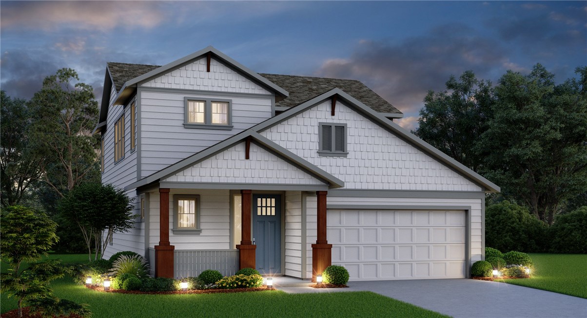 524 Golden Glory Road Leander, TX 78641 - Photo 1 of 1 a front view of a house with garden