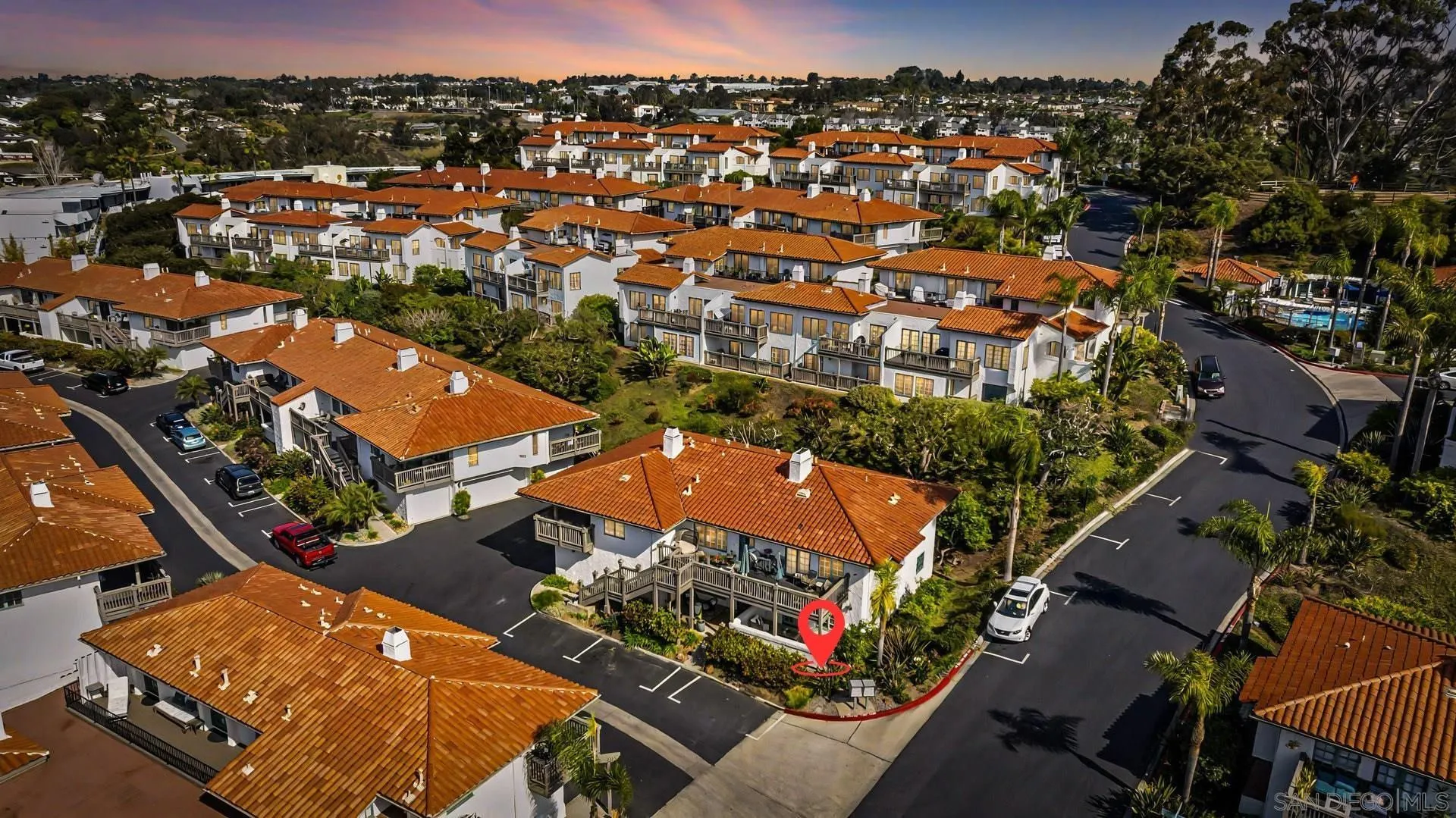 381 Playa Blanca Encinitas, CA 92024 - Photo 6 of 32 an aerial view of residential houses with outdoor space