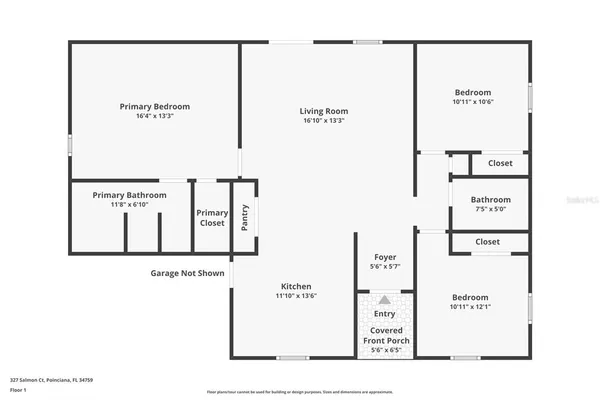 $1,800 | 327 Salmon Court, Kissimmee, FL 34759