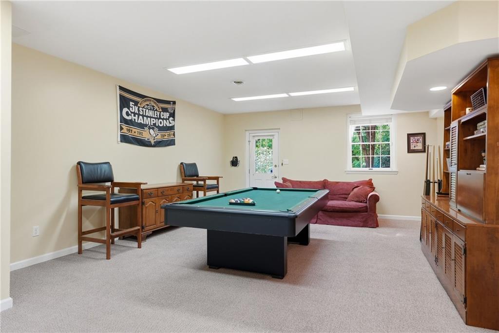 900 Settlers Ridge Road Pittsburgh, PA 15238 - Photo 34 of 50 With a professional-grade pool table, walk-out access to the Bullfrog hot tub, and easy access to the pool and firepit area, this game room is destined to become everyone's favorite place to gather.