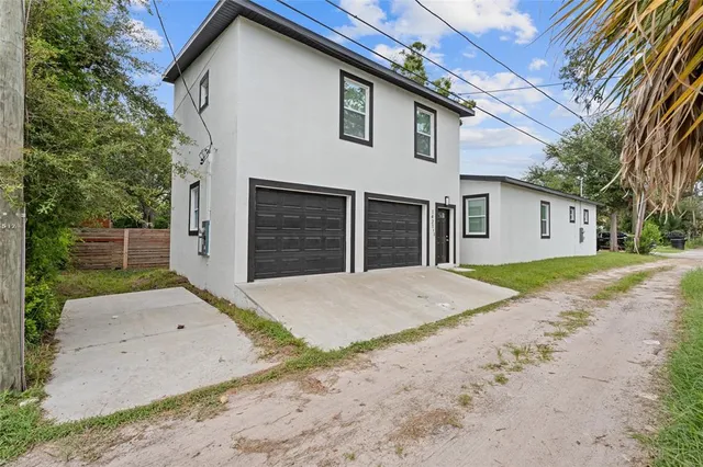 a house with a outdoor space