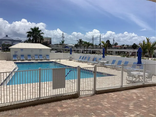 a view of a balcony with city view
