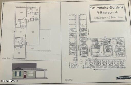 710 Hellen Street Lafayette, LA 70501 - Photo 4 of 4 Floor Plan 3 bedrooms
