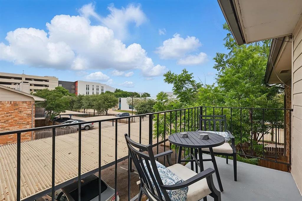 8083 Meadow Road, Unit 265 Dallas, TX 75231 - Photo 21 of 22 View of balcony