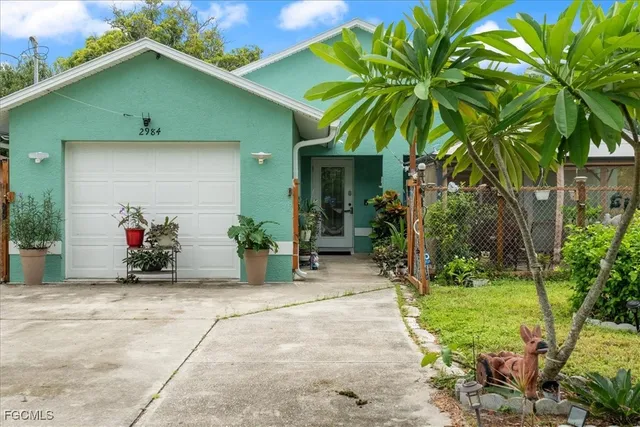 a view of a house with patio