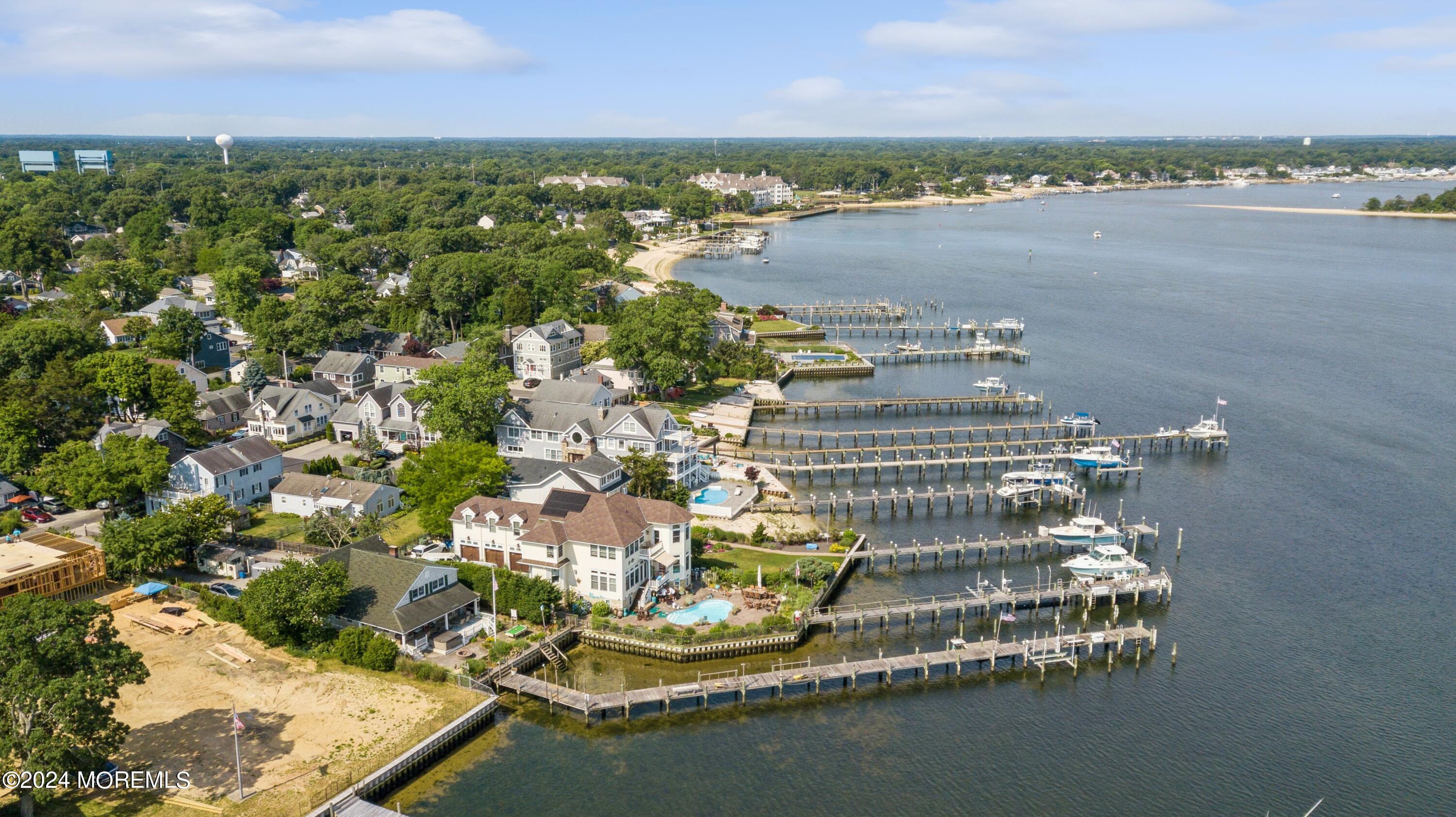 1119 Sampson Road Point Pleasant, NJ 08742 - Photo 28 of 29 a view of a lake with a city