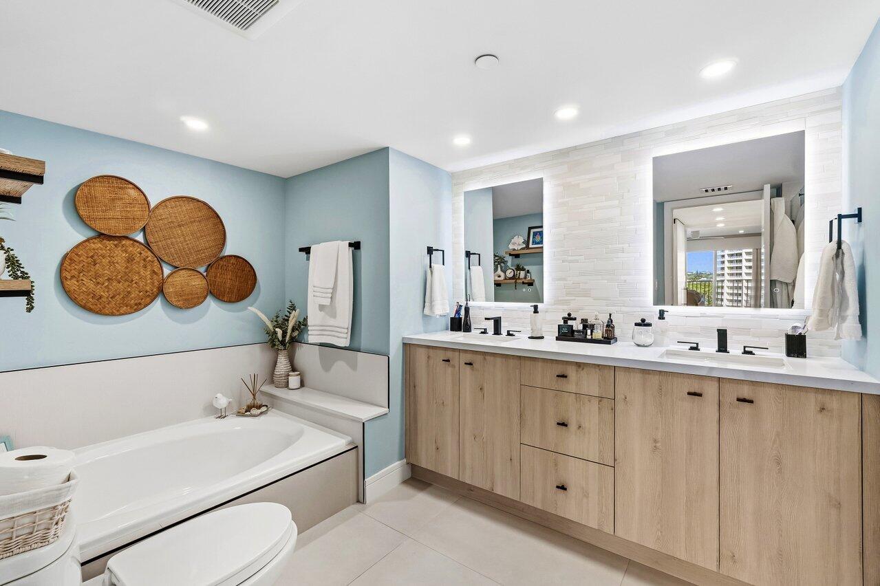 4001 North Ocean Boulevard, Unit 907 Boca Raton, FL 33431 - Photo 27 of 58 PRIMARY BATH