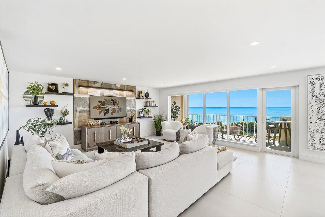 4001 North Ocean Boulevard, Unit 907 Boca Raton, FL 33431 - Photo 6 of 58 LIVING ROOM