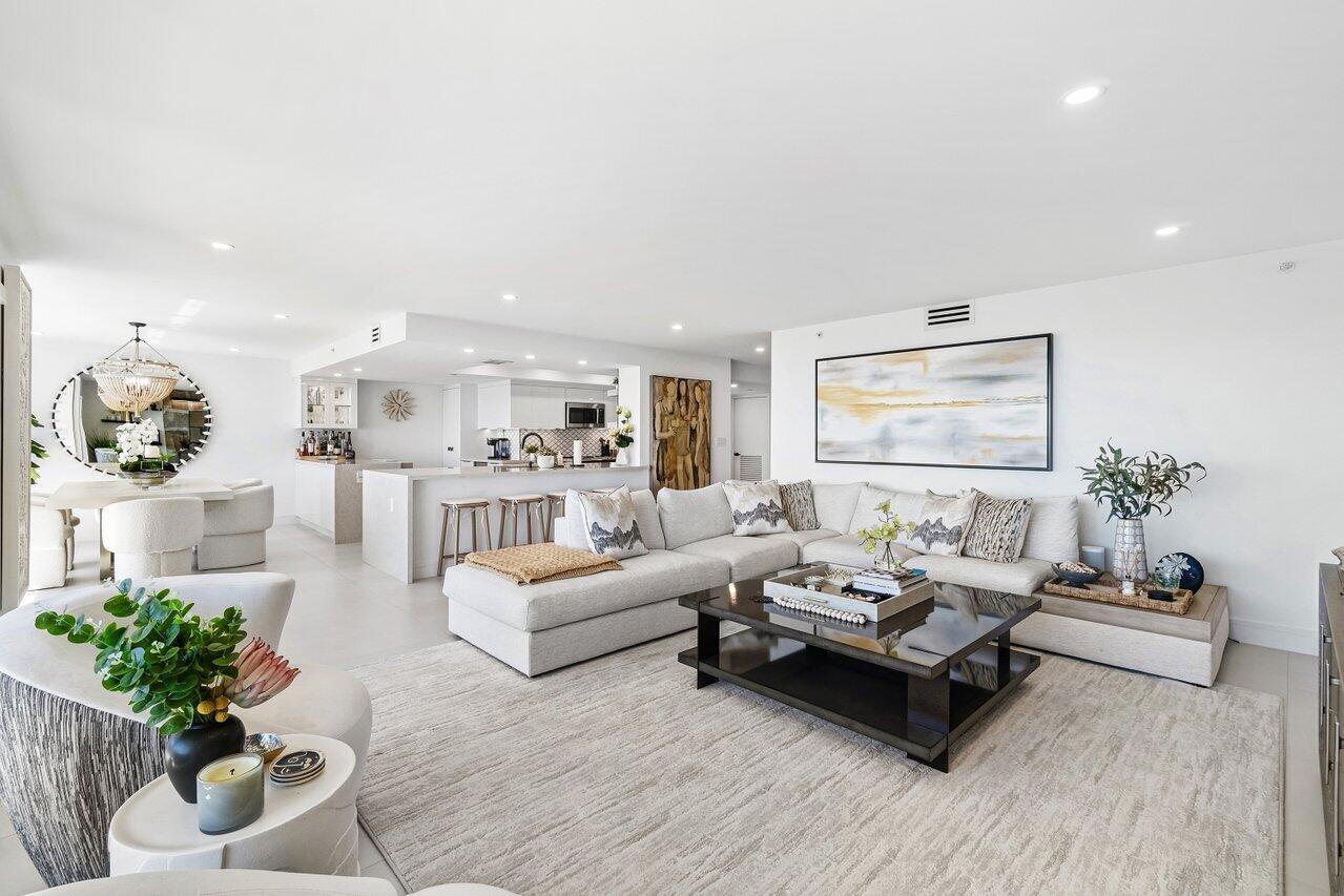 4001 North Ocean Boulevard, Unit 907 Boca Raton, FL 33431 - Photo 8 of 58 GREAT ROOM