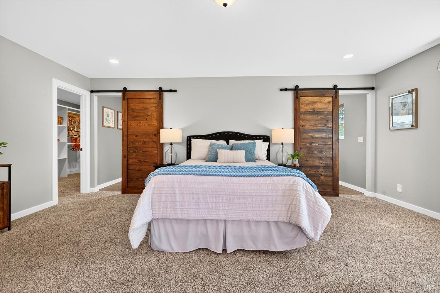 4720 Granada Drive Santa Rosa, CA 95409 - Photo 28 of 68 a bedroom with a bed and a night stand