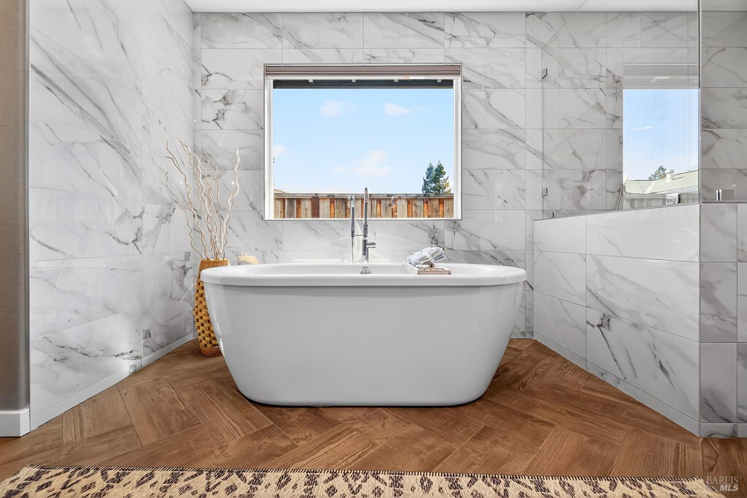 4720 Granada Drive Santa Rosa, CA 95409 - Photo 37 of 68 a white bath tub sitting in a bathroom