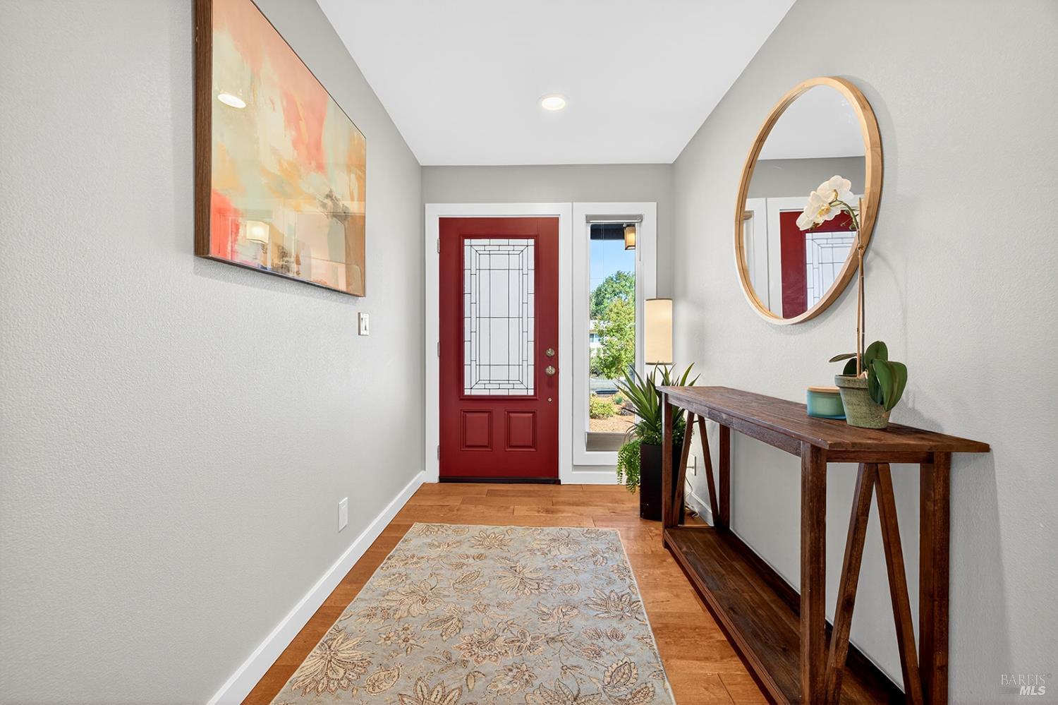4720 Granada Drive Santa Rosa, CA 95409 - Photo 4 of 68 a view of entryway with wooden floor