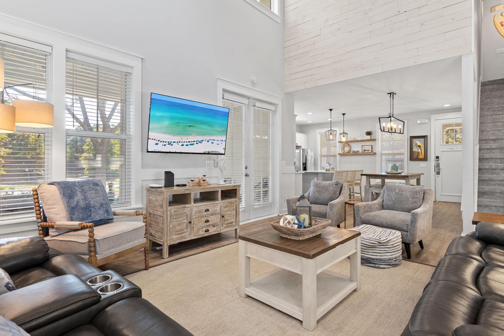 1352 Ravens Run West Miramar Beach, FL 32550 - Photo 9 of 50 a living room with furniture and a flat screen tv