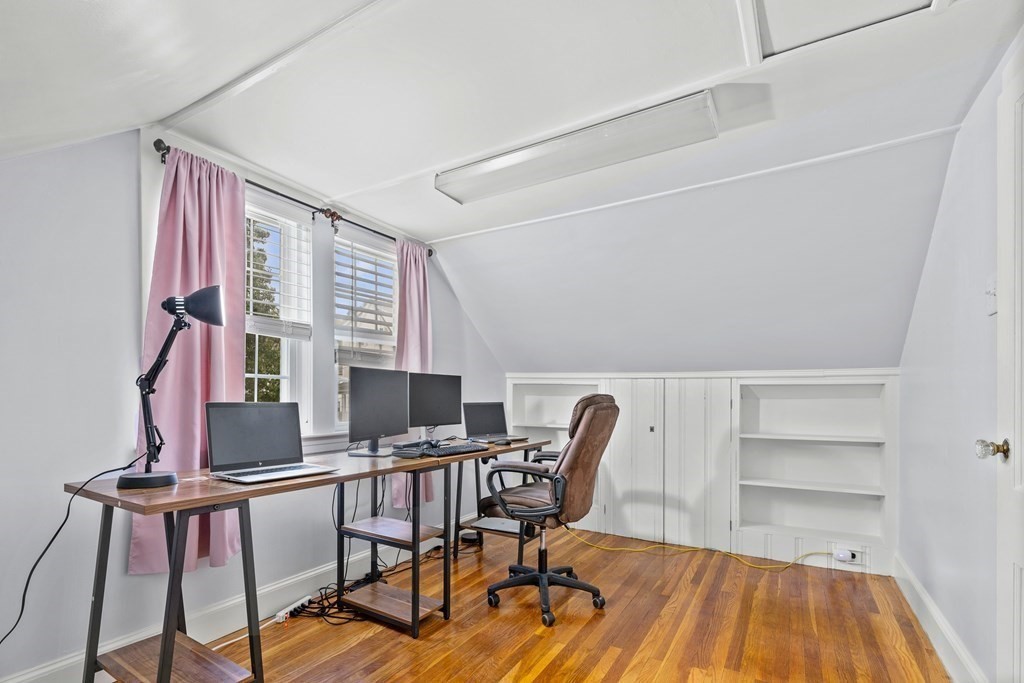 43 Fairview Street Dedham, MA 02026 - Photo 17 of 29 a workspace with furniture and wooden floor