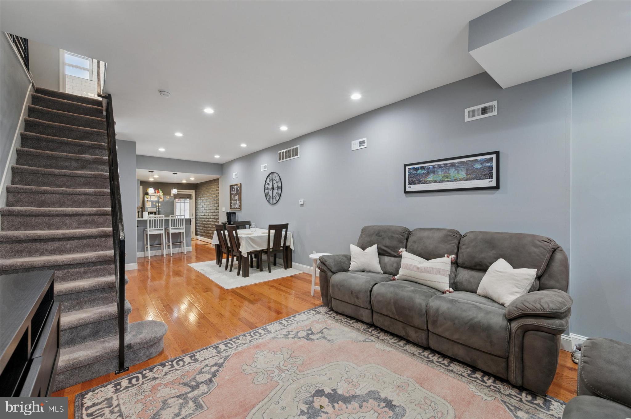 2458 Cedar Street Philadelphia, PA 19125 - Photo 3 of 15 a living room with furniture and wooden floor