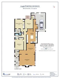 $2,998,000 | 1149 Cortez Avenue, Burlingame, CA 94010