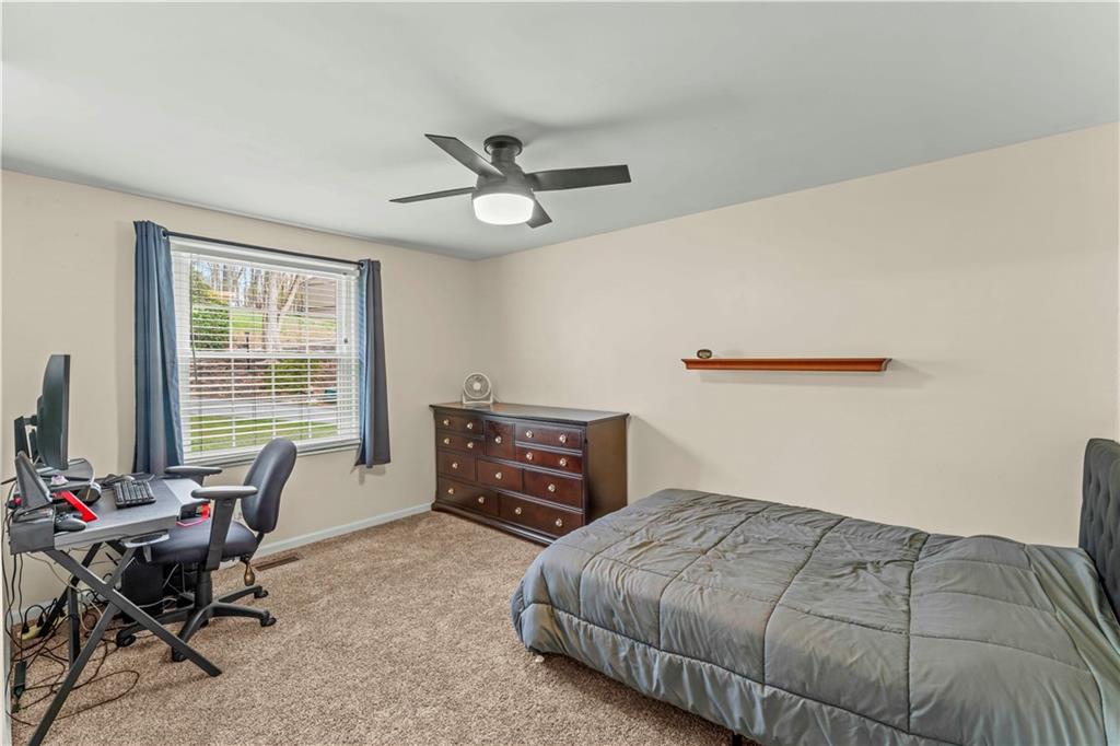 359 Hunting Creek Road Canonsburg, PA 15317 - Photo 17 of 39 a bedroom with a bed and furniture