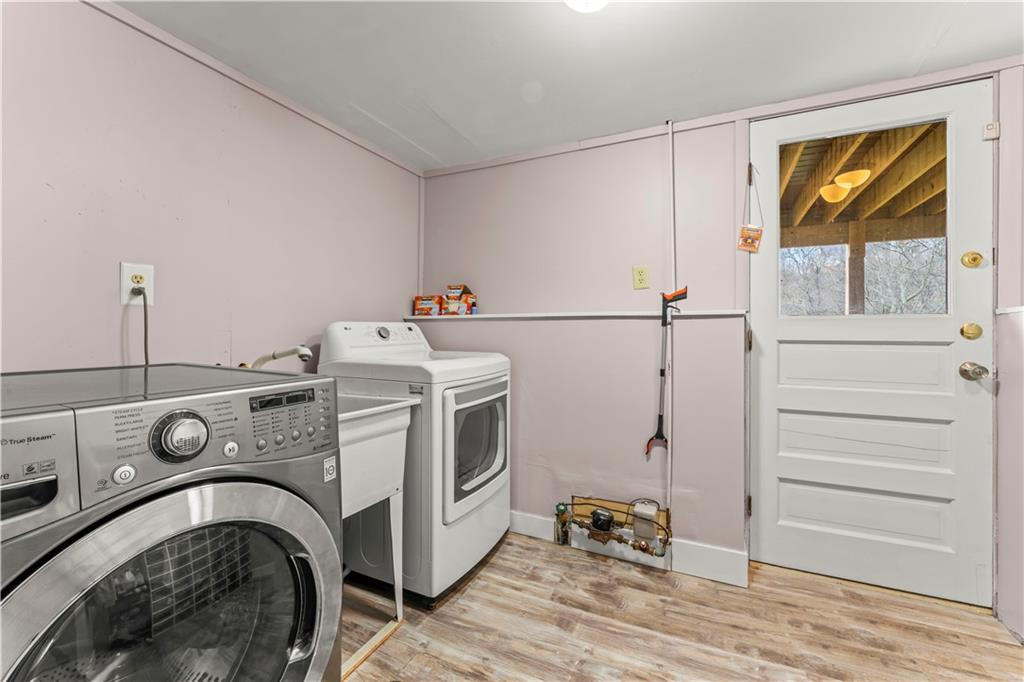 359 Hunting Creek Road Canonsburg, PA 15317 - Photo 26 of 39 a utility room with dryer and washer