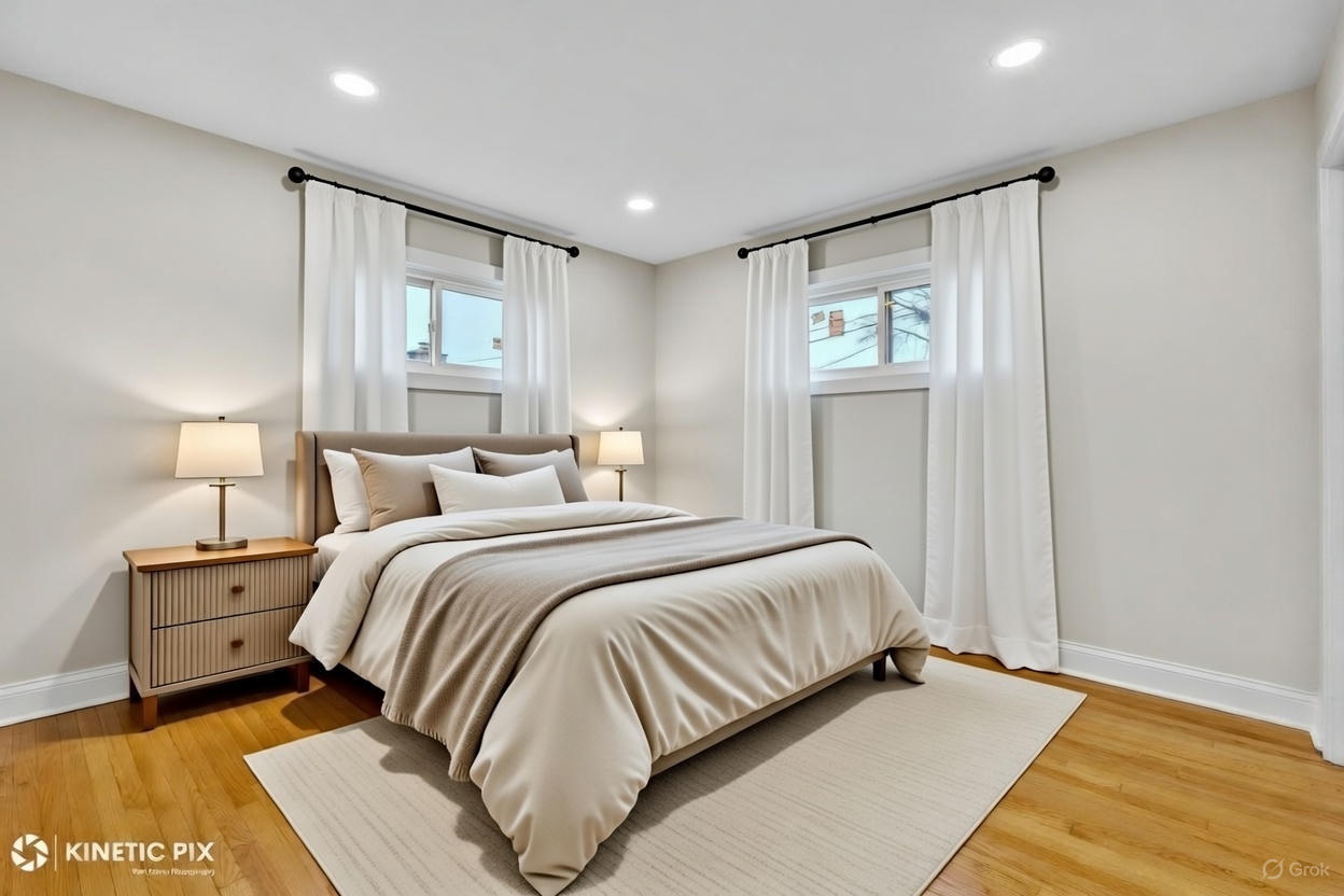 4938 West Randolph Street Hillside, IL 60162 - Photo 14 of 33 a bedroom with a bed and a night stand