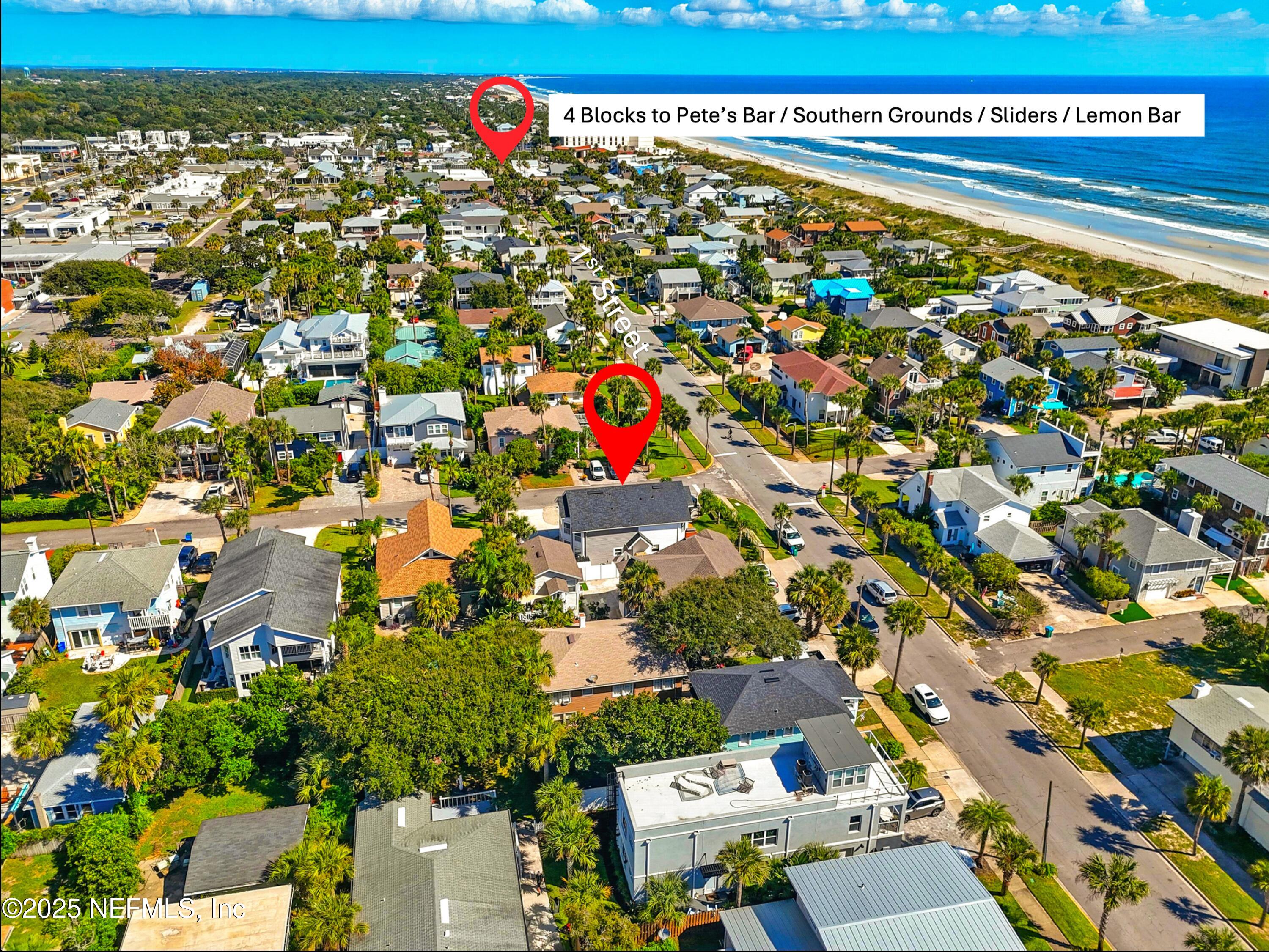 600 First Street Neptune Beach, FL 32266 - Photo 2 of 80 Walk to the Corner 600 1st Street