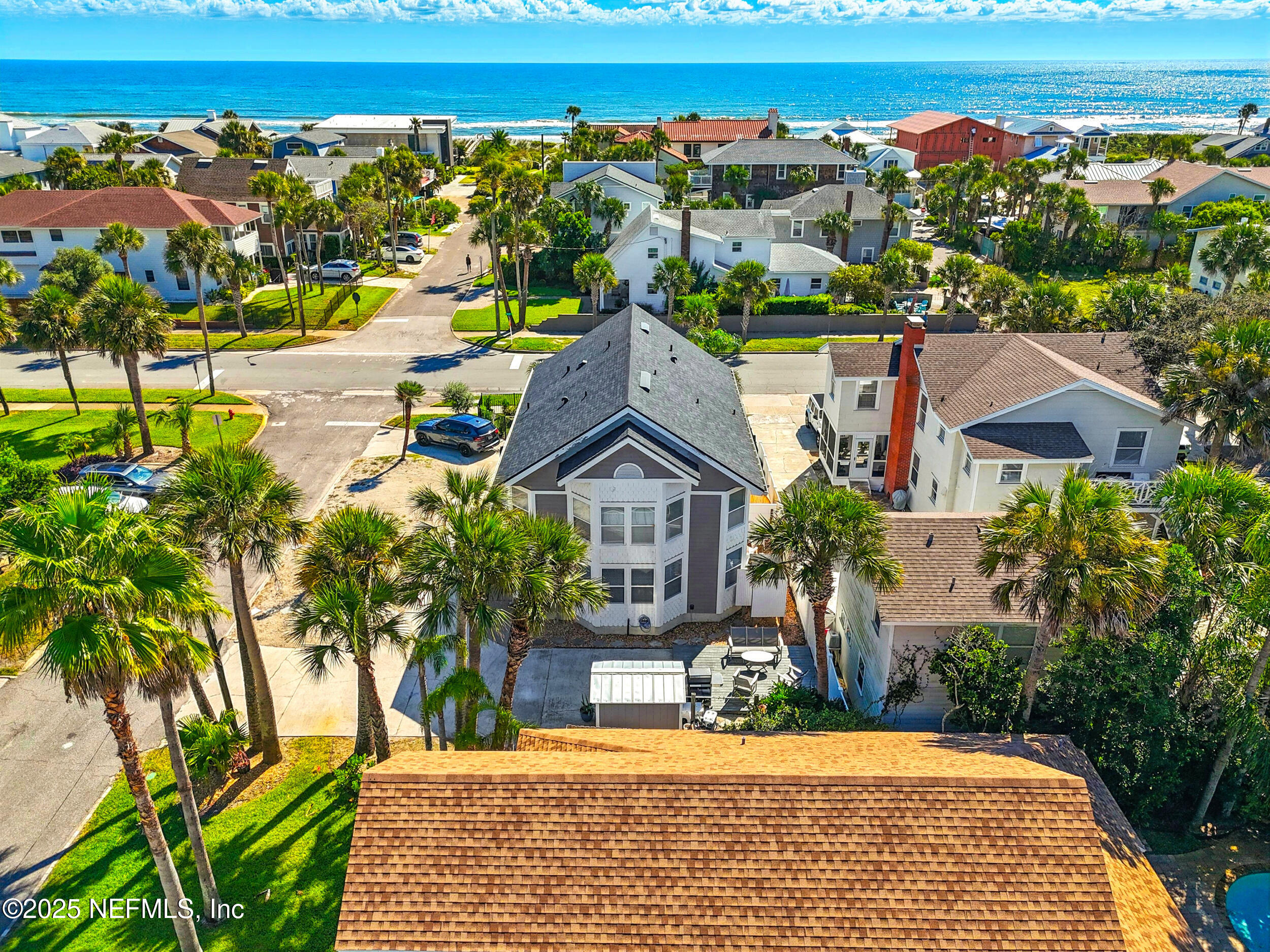 600 First Street Neptune Beach, FL 32266 - Photo 60 of 80 an aerial view of multiple house