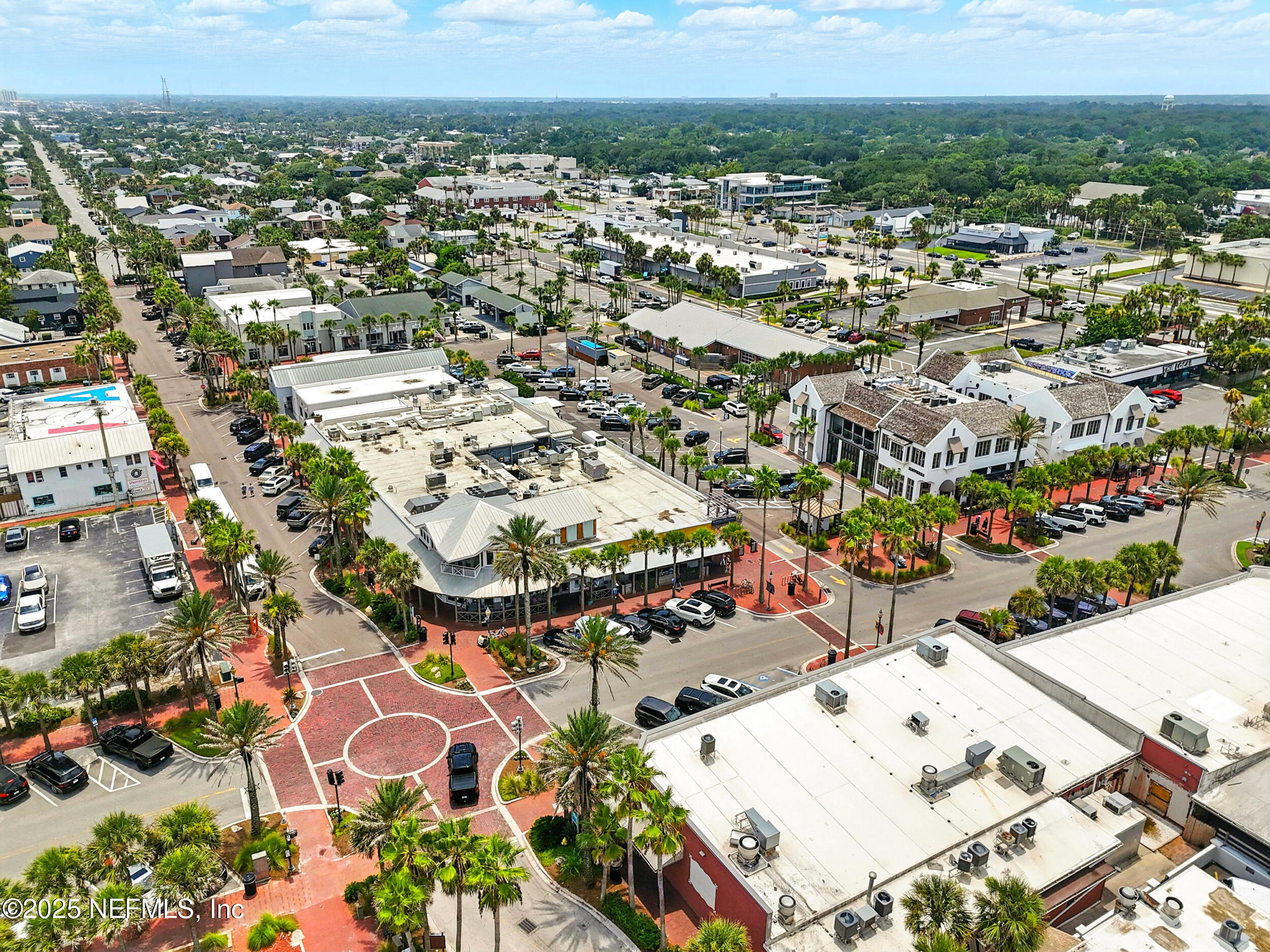 600 First Street Neptune Beach, FL 32266 - Photo 72 of 80 an aerial view of a city with lots of residential buildings