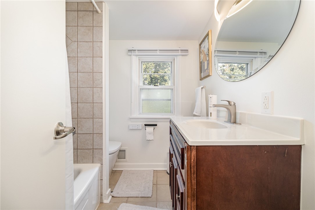 1282 Shoecraft Road Penfield, NY 14580 - Photo 18 of 29 Updated full 1st floor bathroom with Bidet toilet