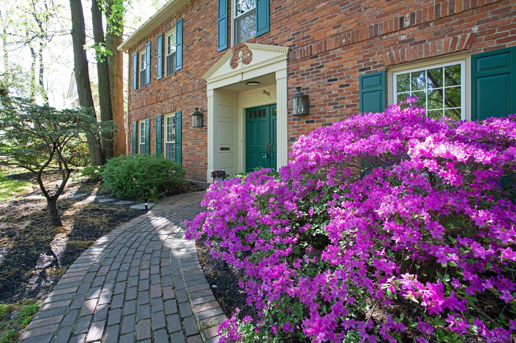 2111 Cheltenham Road Columbus, OH 43220 - Photo 6 of 64 Gorgeous Azalea bushed in the front of the home.