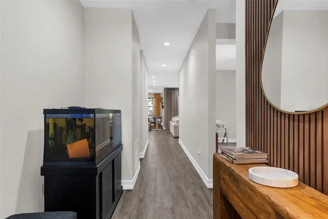 wooden floor in a gallery