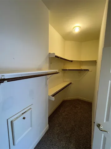 a view of walk in closet