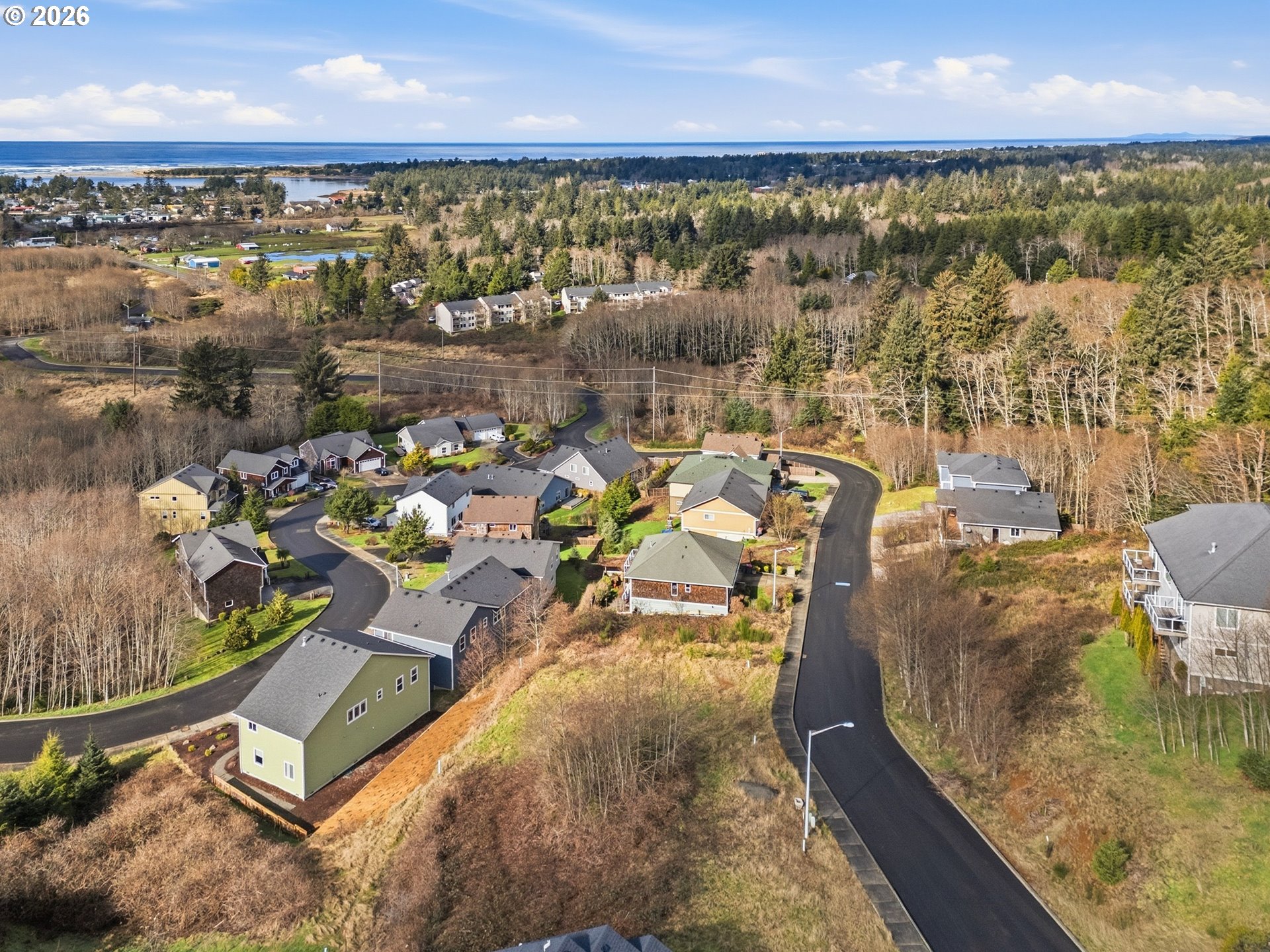2285 North Fork Road Seaside, OR 97138 - Photo 11 of 22 an aerial view of residential houses with outdoor space