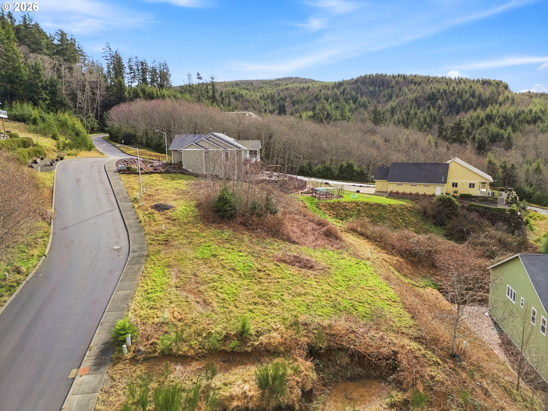 2285 North Fork Road Seaside, OR 97138 - Photo 21 of 22 a view of a lake with a yard