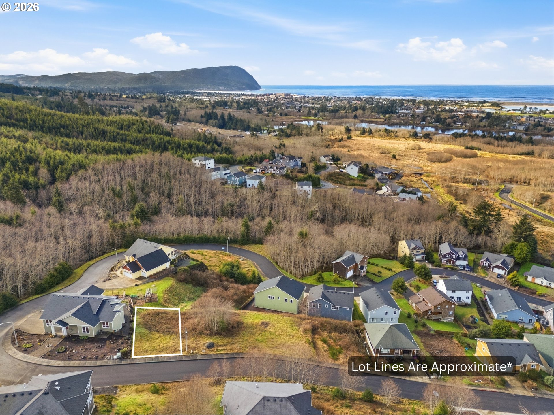 2285 North Fork Road Seaside, OR 97138 - Photo 6 of 22 an aerial view of residential houses with outdoor space