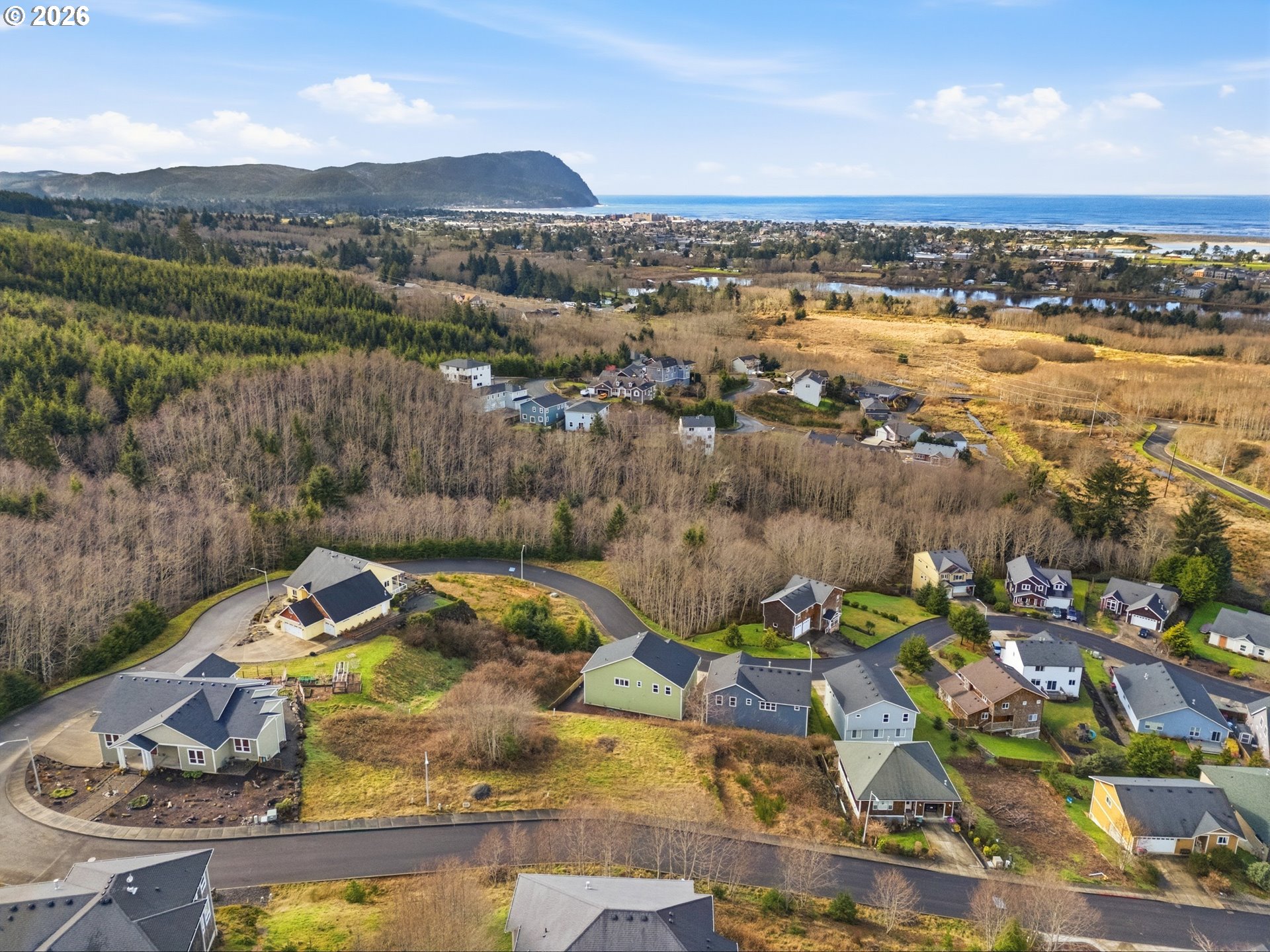 2285 North Fork Road Seaside, OR 97138 - Photo 7 of 22 an aerial view of residential houses with outdoor space