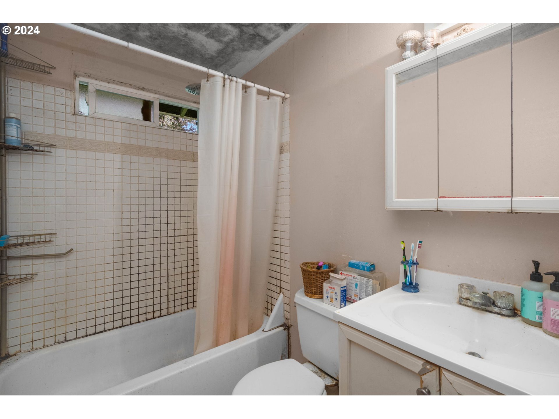 3033 Southeast Condor Avenue Gresham, OR 97080 - Photo 12 of 14 a bathroom with a sink a toilet and shower