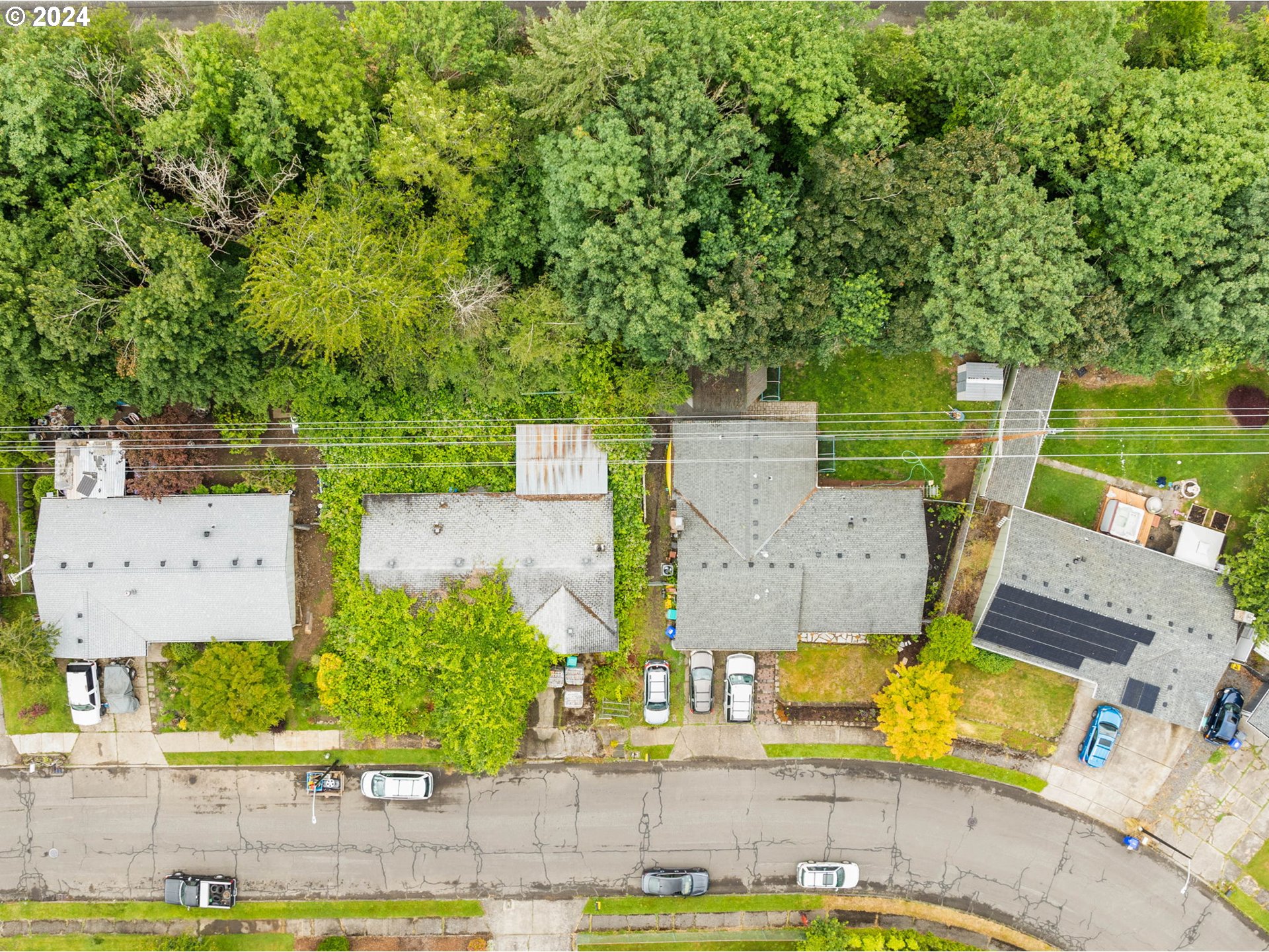 3033 Southeast Condor Avenue Gresham, OR 97080 - Photo 13 of 14 an aerial view of a house with a swimming pool