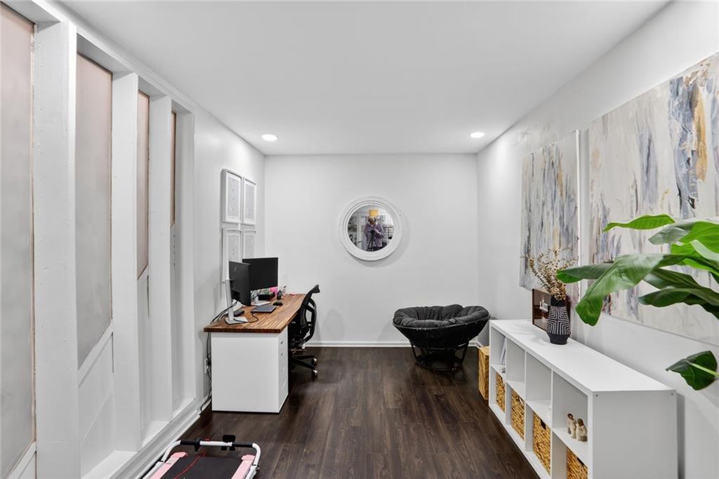 3306 Northcrest Road, Unit A Atlanta, GA 30340 - Photo 5 of 22 a view of a workspace with furniture and a window