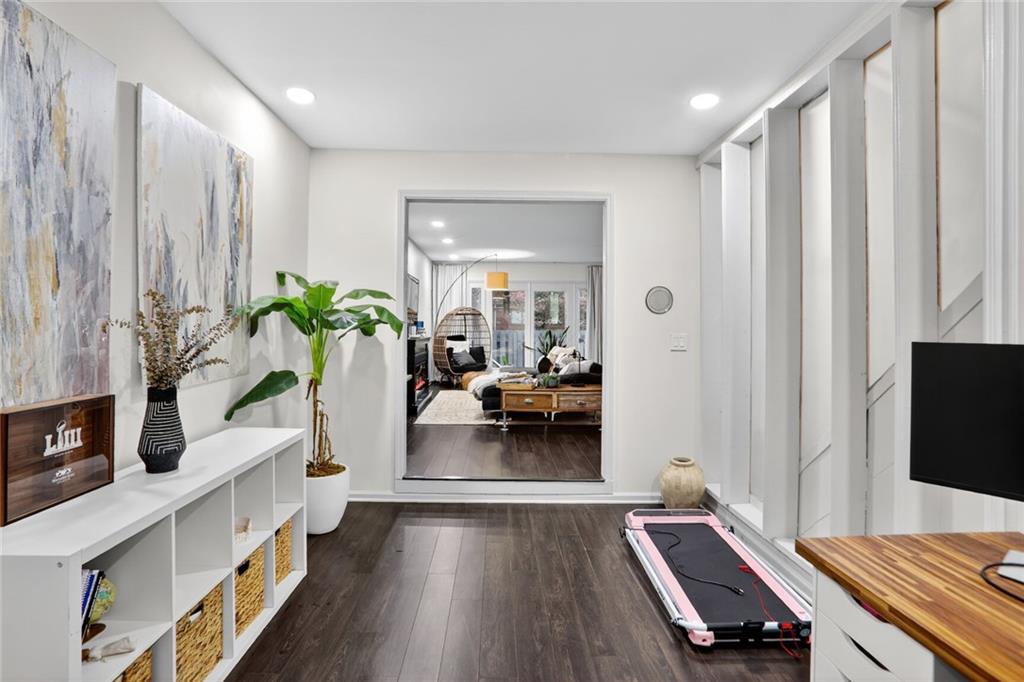 3306 Northcrest Road, Unit A Atlanta, GA 30340 - Photo 6 of 22 a living room with furniture and a flat screen tv