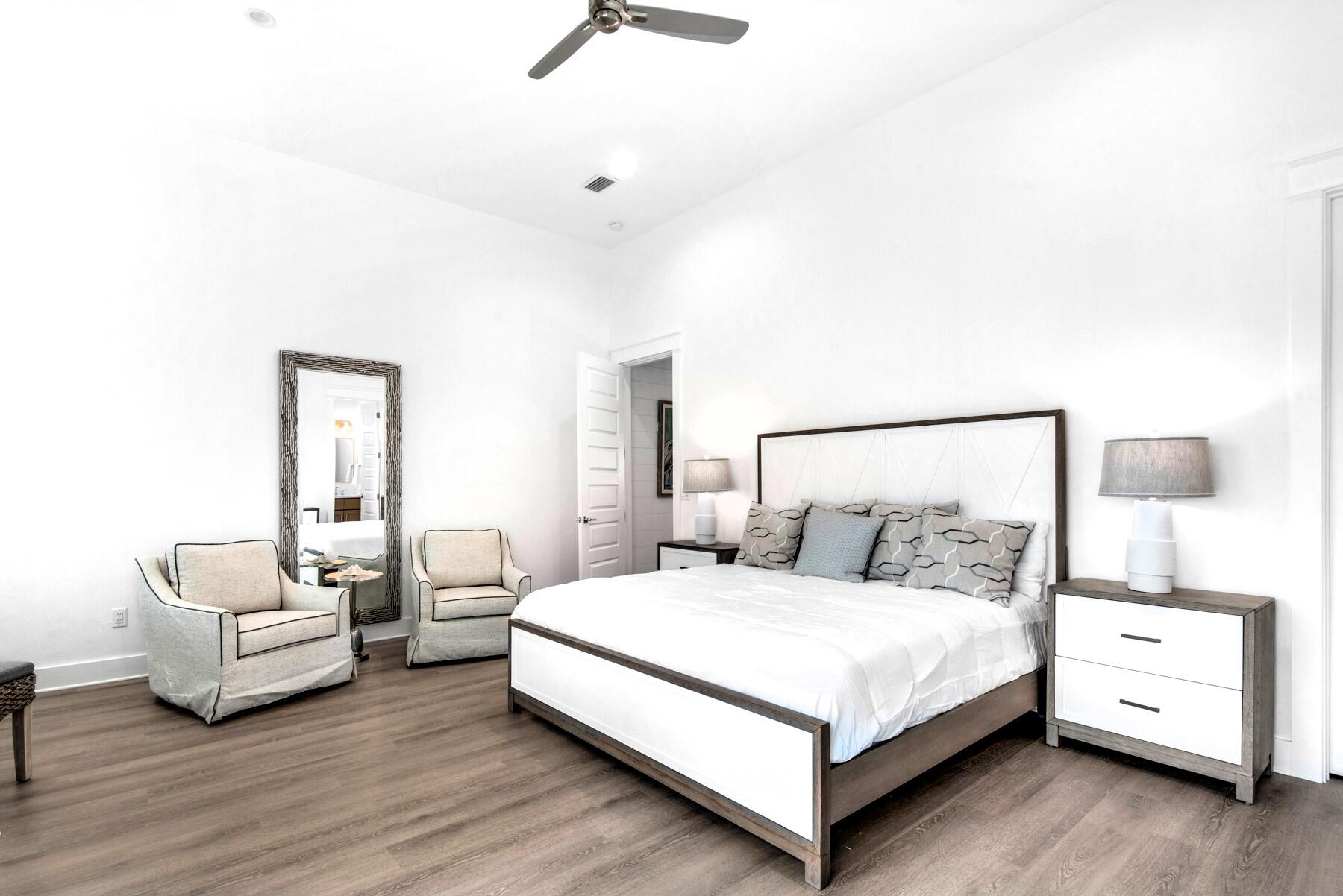 78 Cote D Azur Drive Santa Rosa Beach, FL 32459 - Photo 17 of 80 a bedroom with a bed and a couch