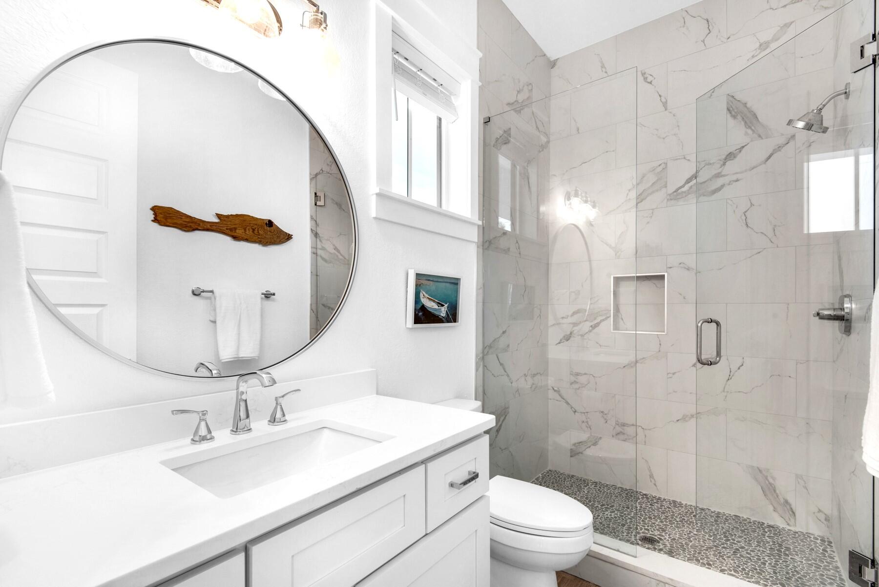 78 Cote D Azur Drive Santa Rosa Beach, FL 32459 - Photo 40 of 80 a bathroom with a sink and a mirror